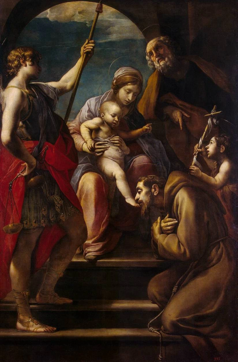 Sacra Famiglia e santi - The Hermitage, St. Petersburg